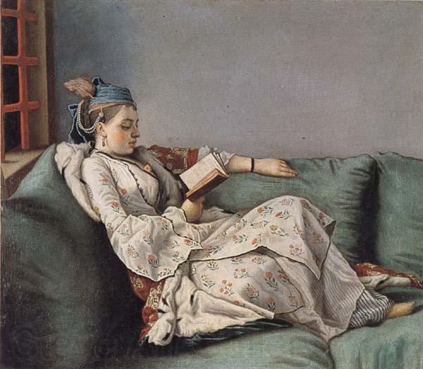 Jean-Etienne Liotard Morie-Adelaide of France Dressed in Turkish Costume Norge oil painting art